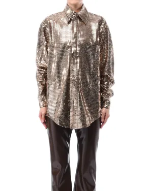 Western Style Sequin Blouse