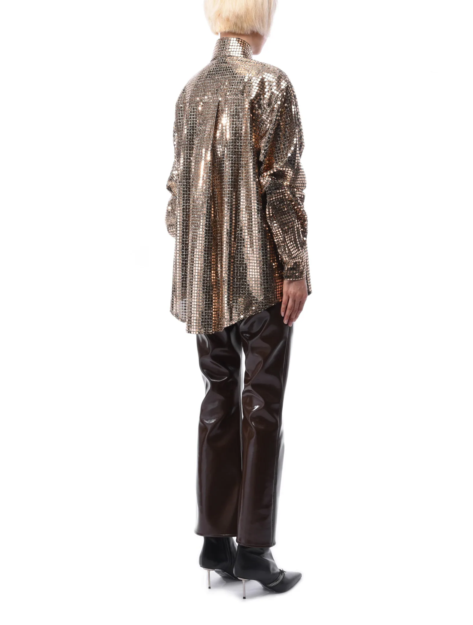 Western Style Sequin Blouse