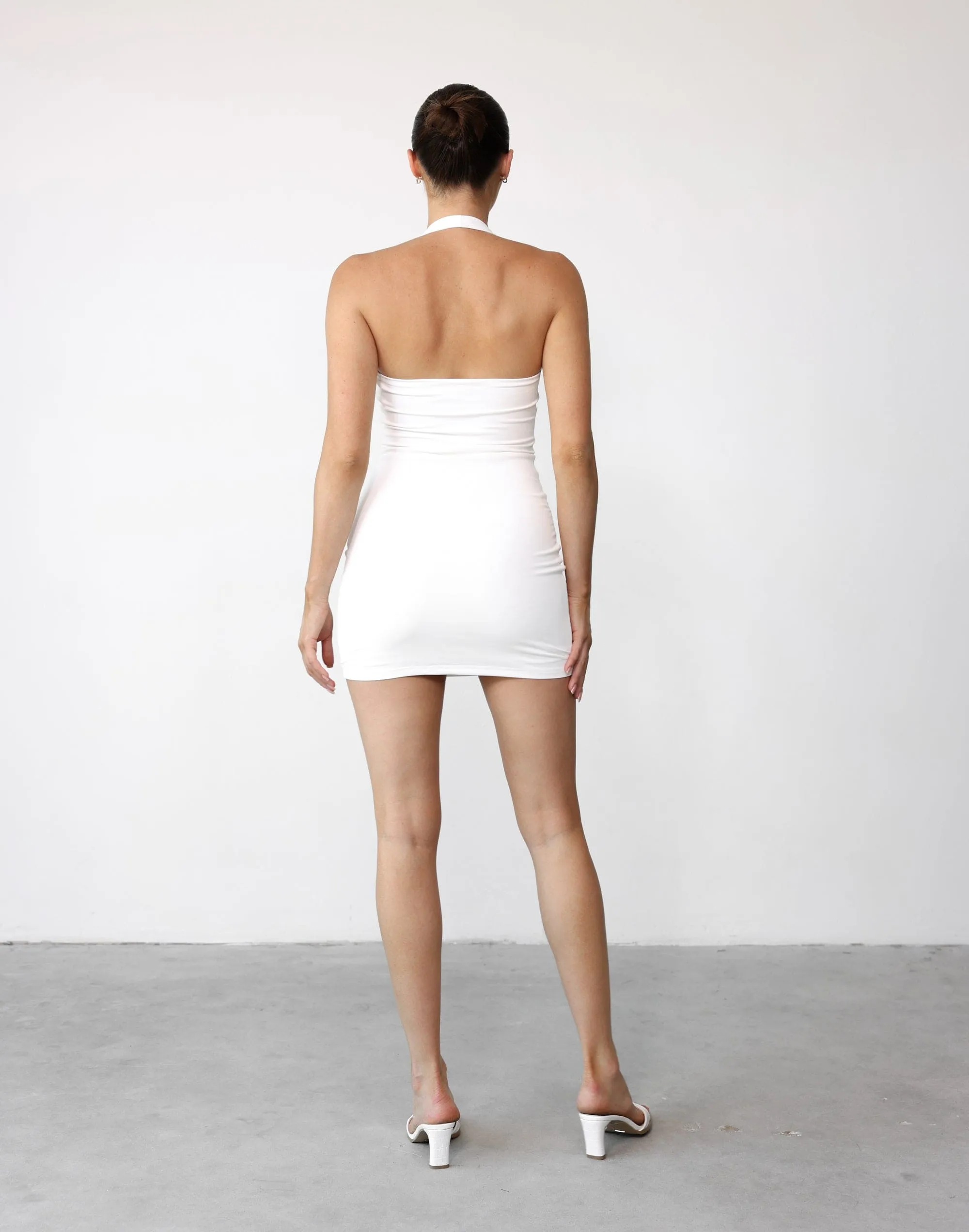 White Veena Mini Dress