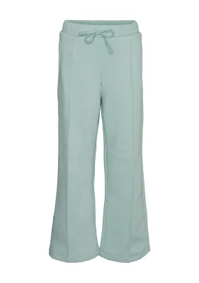 Vero Moda Girl Melany High Waist Wide Leg Pant, Gray Mist