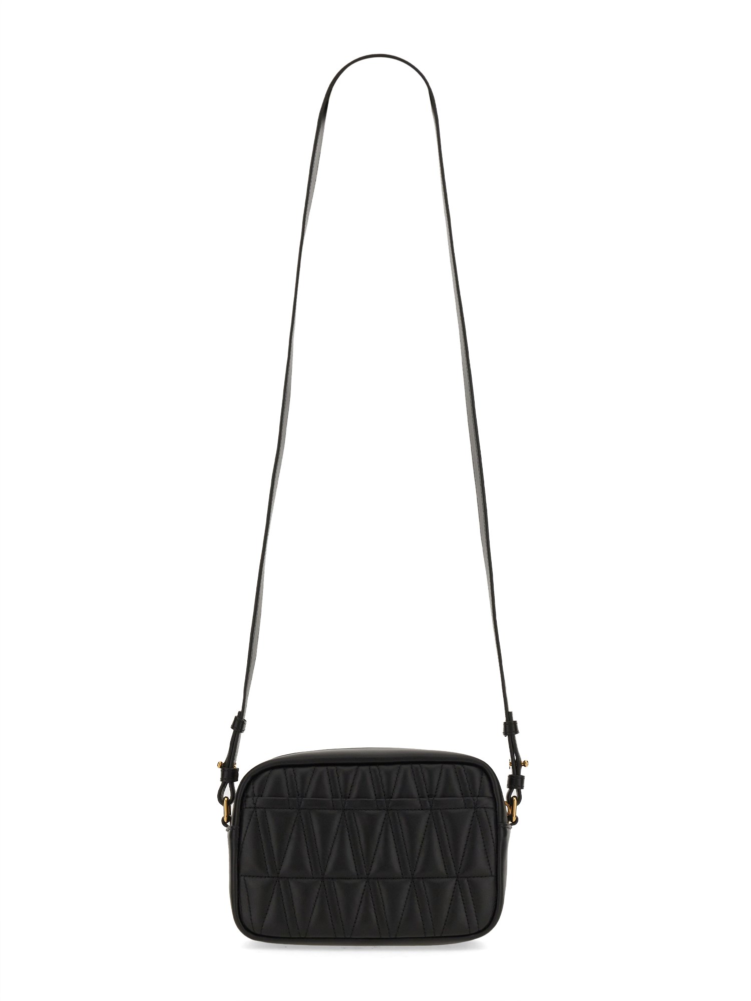 VERSACE VIRTUS Leather Shoulder Bag