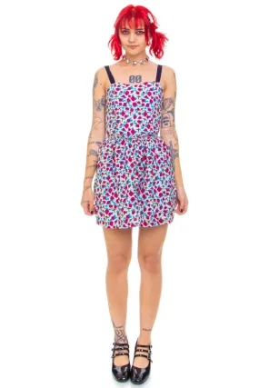 Vintage 90's Roses and Planes Mini Dress - XS