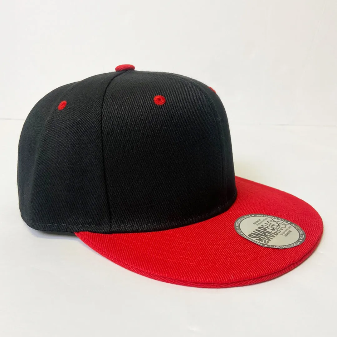 Two Tone Classic 5 Panel Snapback Hat