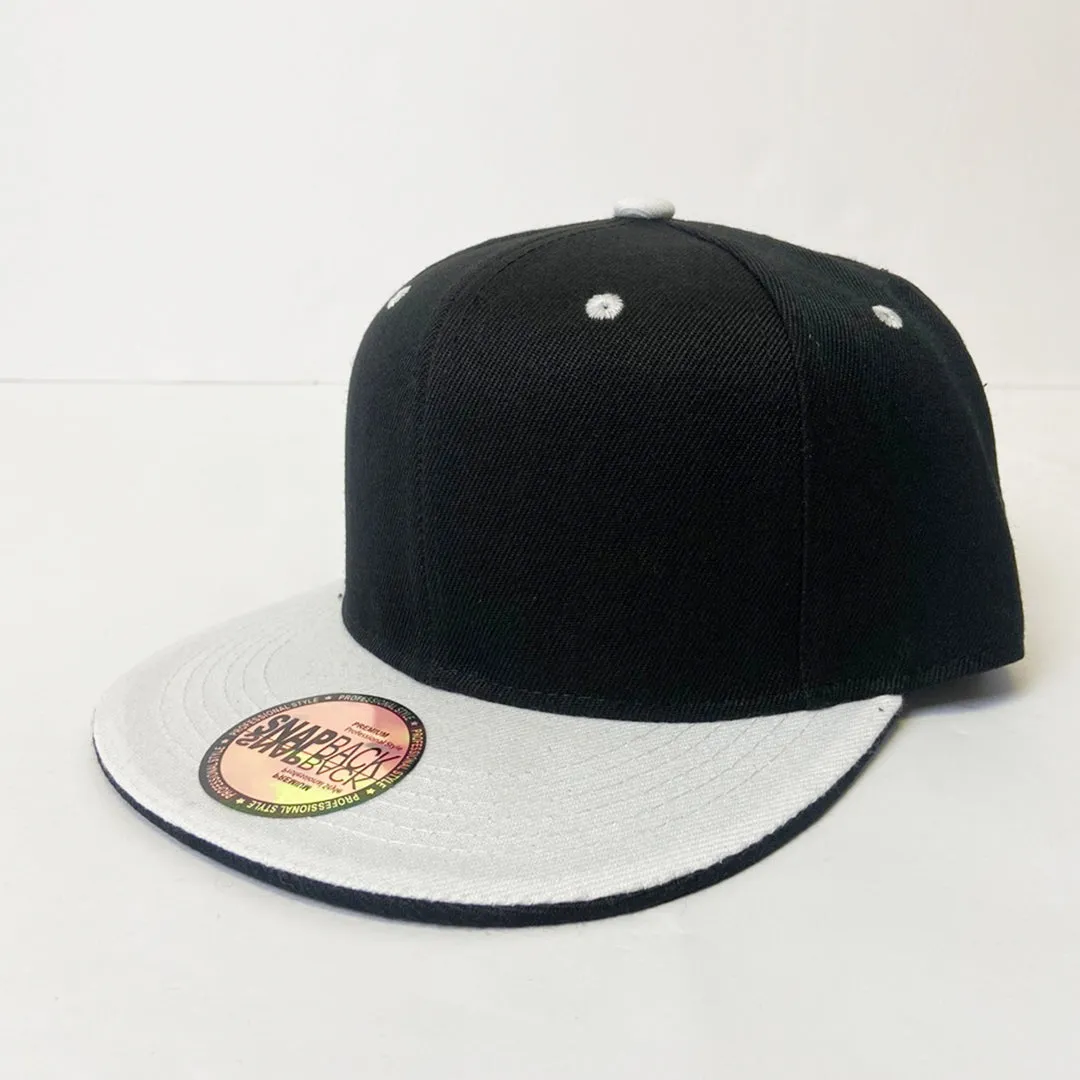 Two Tone Classic 5 Panel Snapback Hat