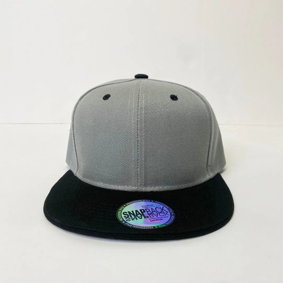 Two Tone Classic 5 Panel Snapback Hat