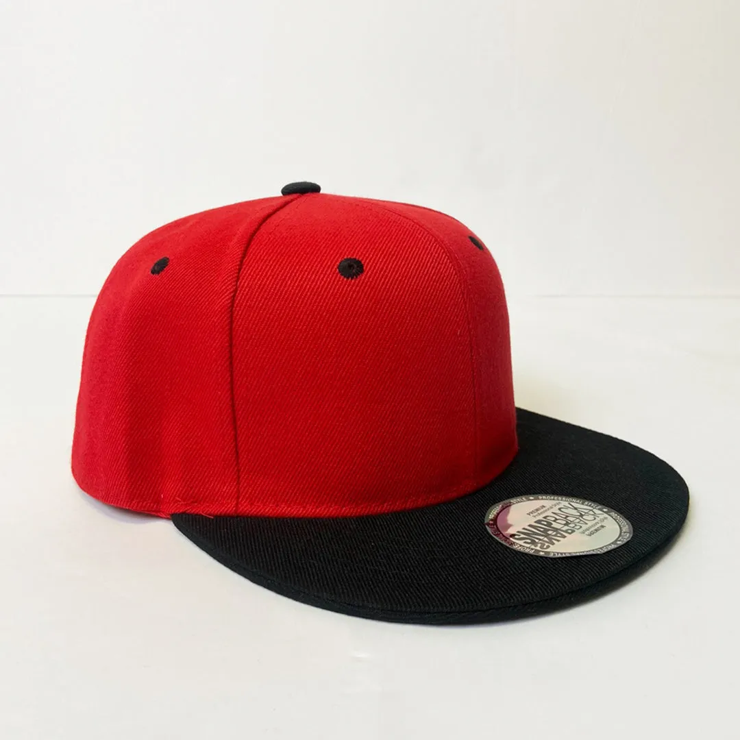 Two Tone Classic 5 Panel Snapback Hat