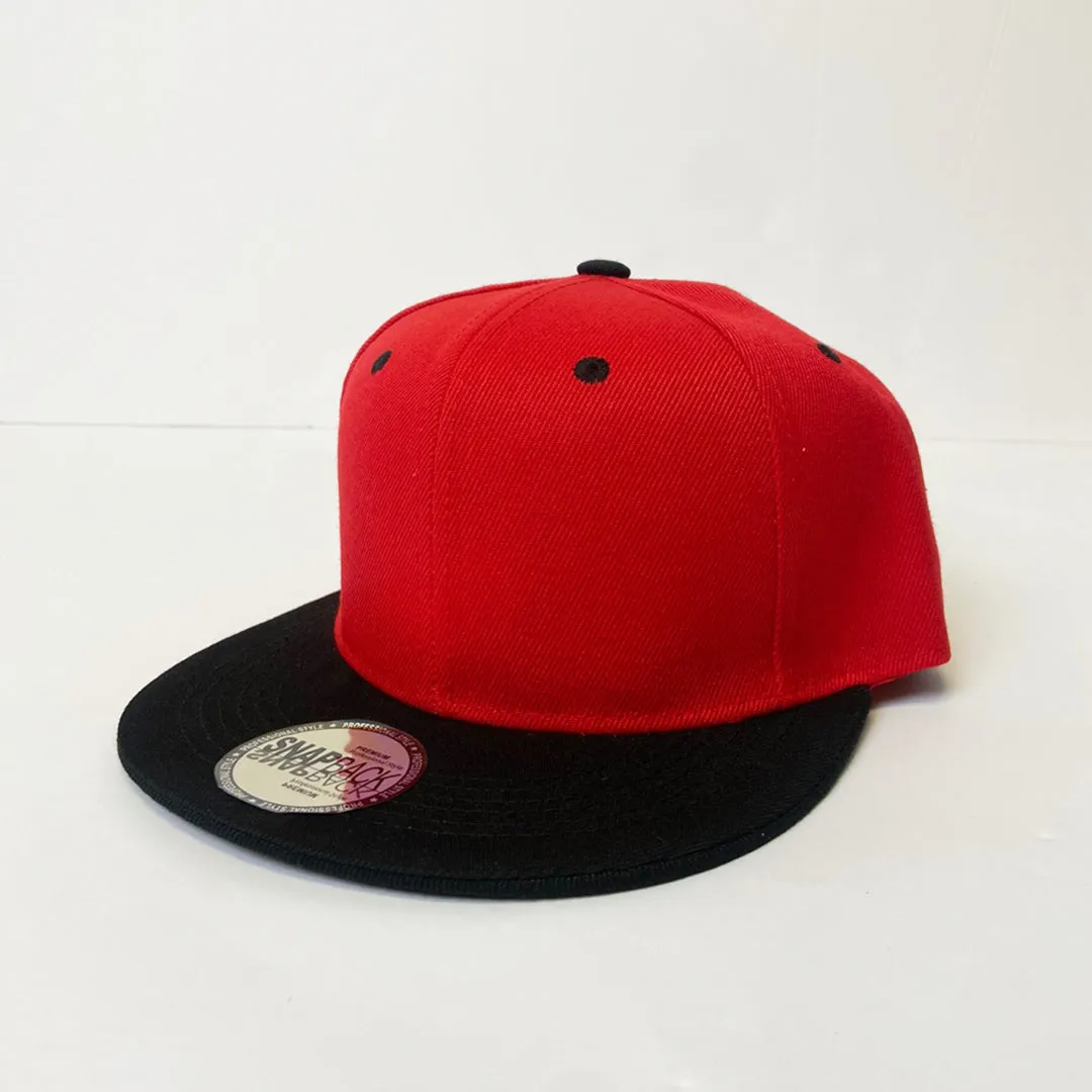 Two Tone Classic 5 Panel Snapback Hat