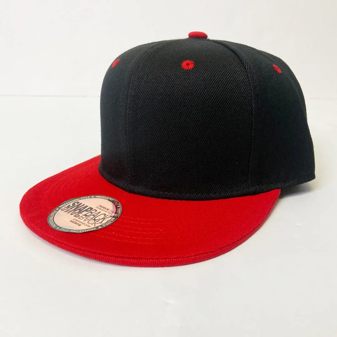 Two Tone Classic 5 Panel Snapback Hat