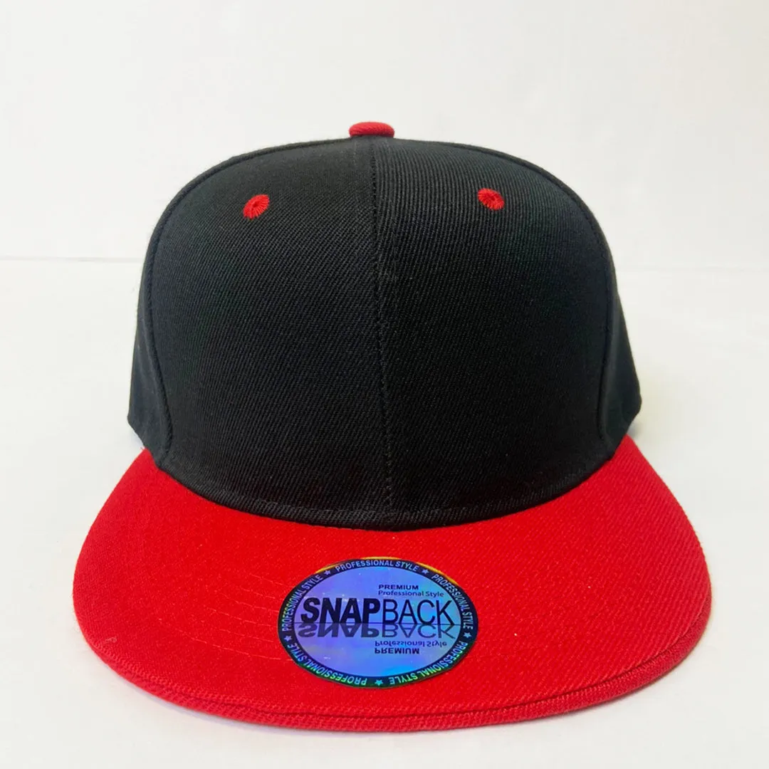 Two Tone Classic 5 Panel Snapback Hat