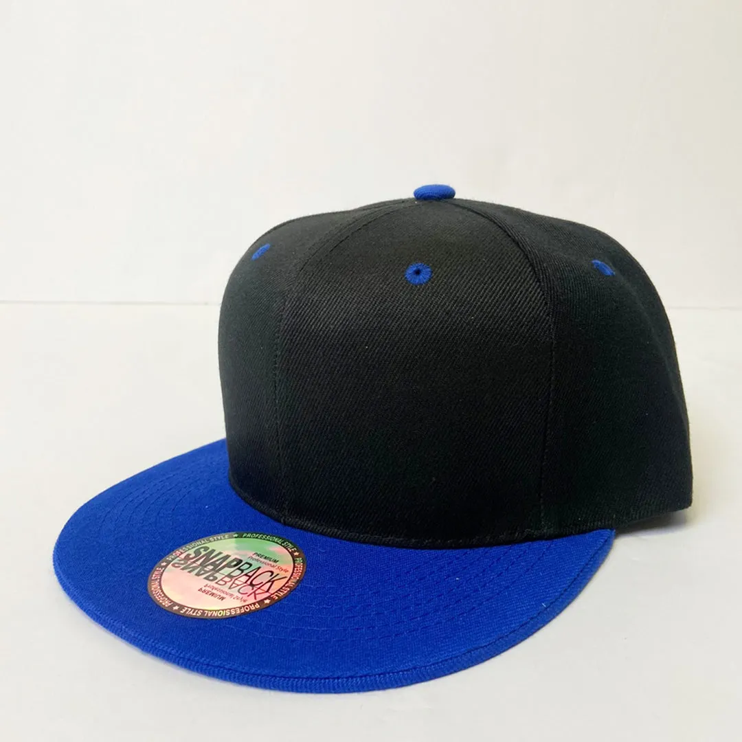 Two Tone Classic 5 Panel Snapback Hat