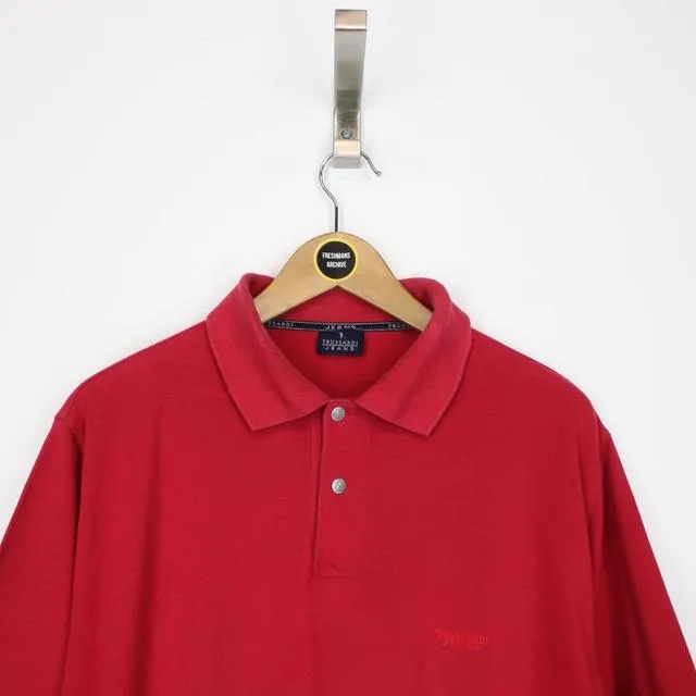 Vintage Trussardi Jeans Polo Shirt XXL