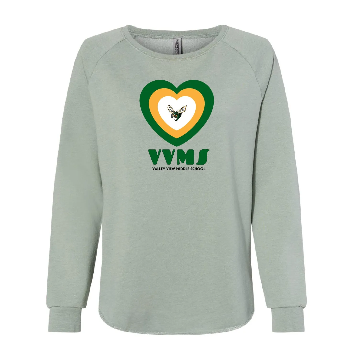 VVMS HEART LADIES SWEATSHIRT