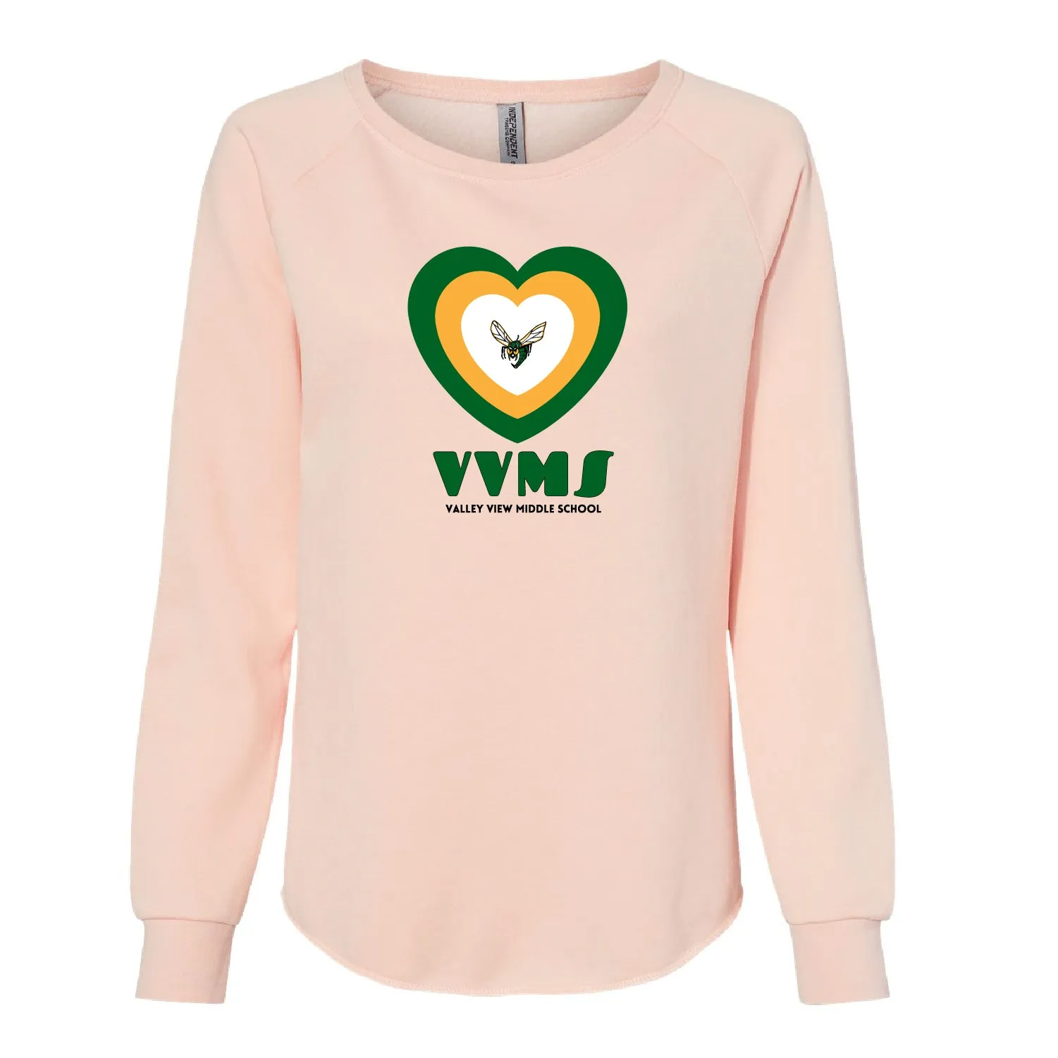 VVMS HEART LADIES SWEATSHIRT