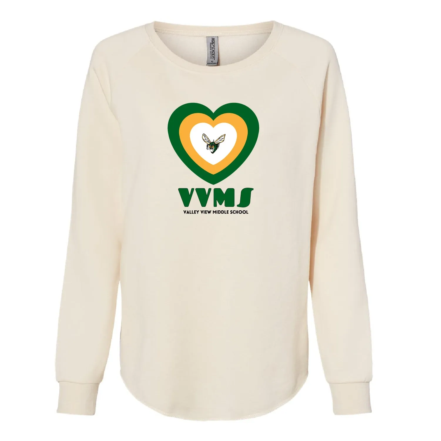 VVMS HEART LADIES SWEATSHIRT