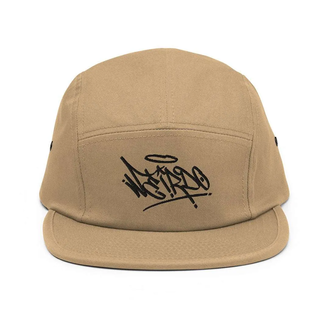 Weirdo Graffiti Tag 5-Panel Snapback Hat | Khaki