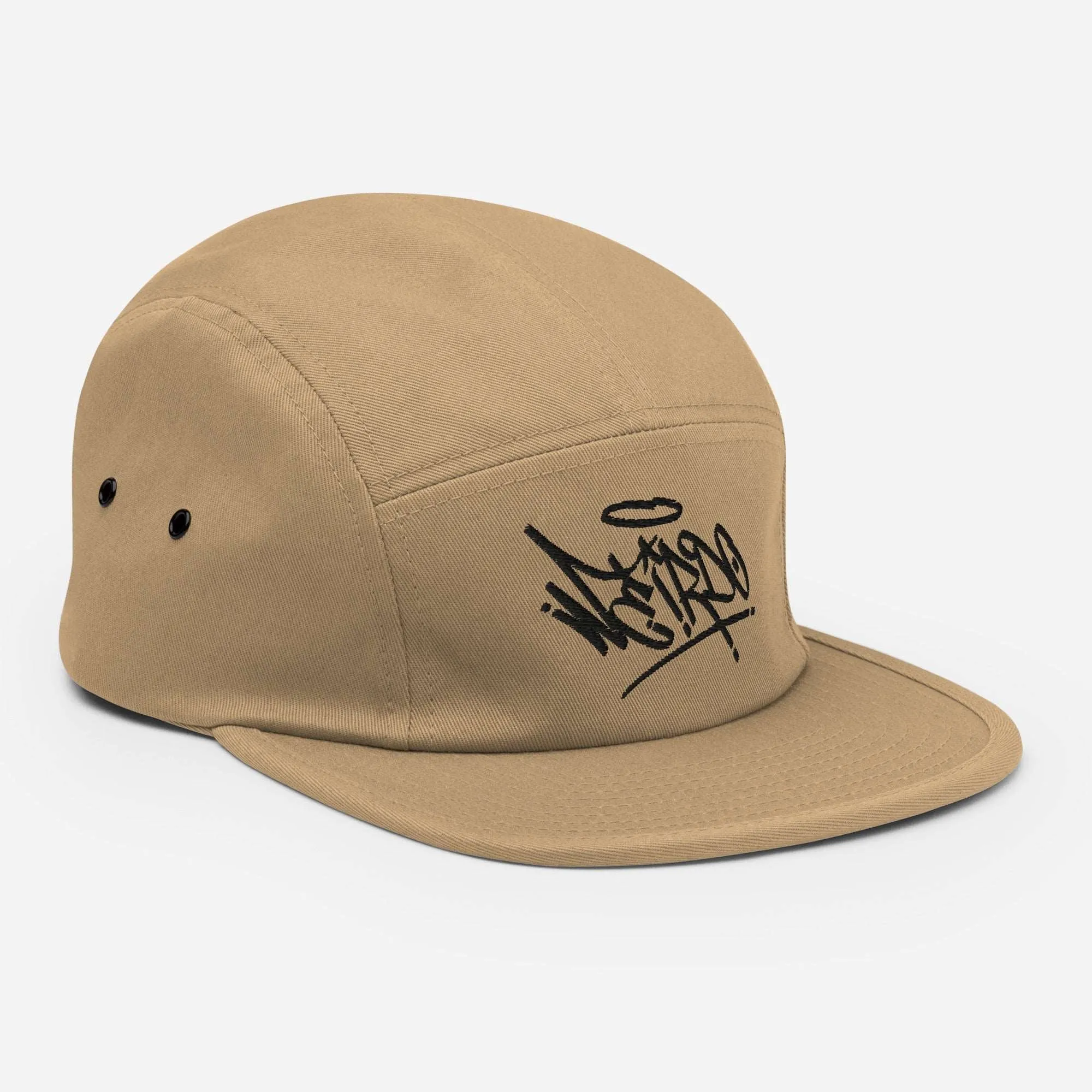 Weirdo Graffiti Tag 5-Panel Snapback Hat | Khaki