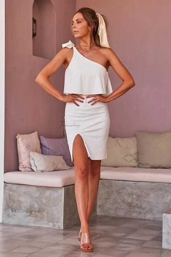 White Edith Dress