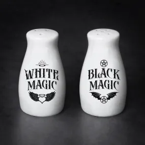 White Magic Black Magic Salt & Pepper Set