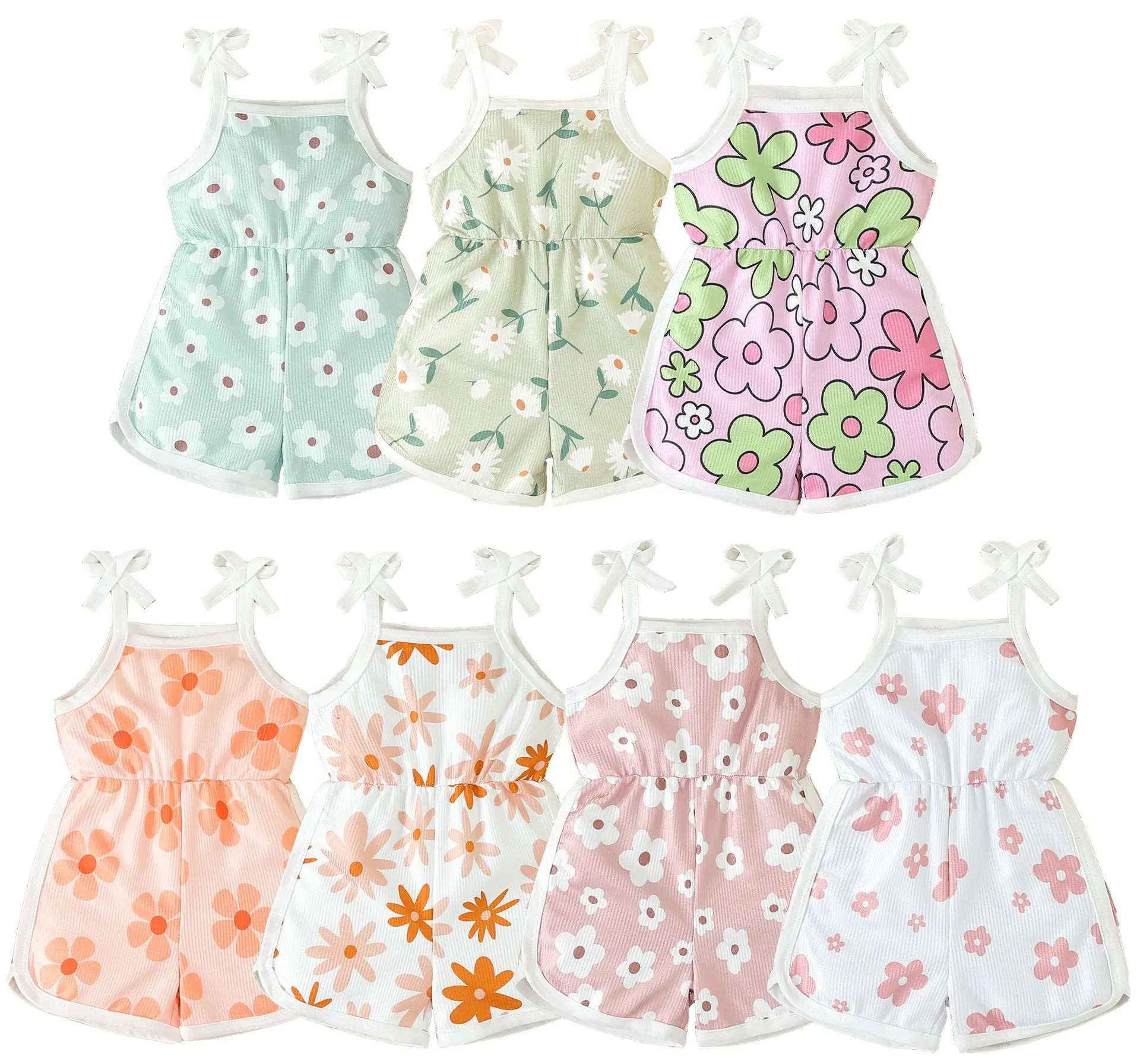 Floral Rompers for Baby Girls