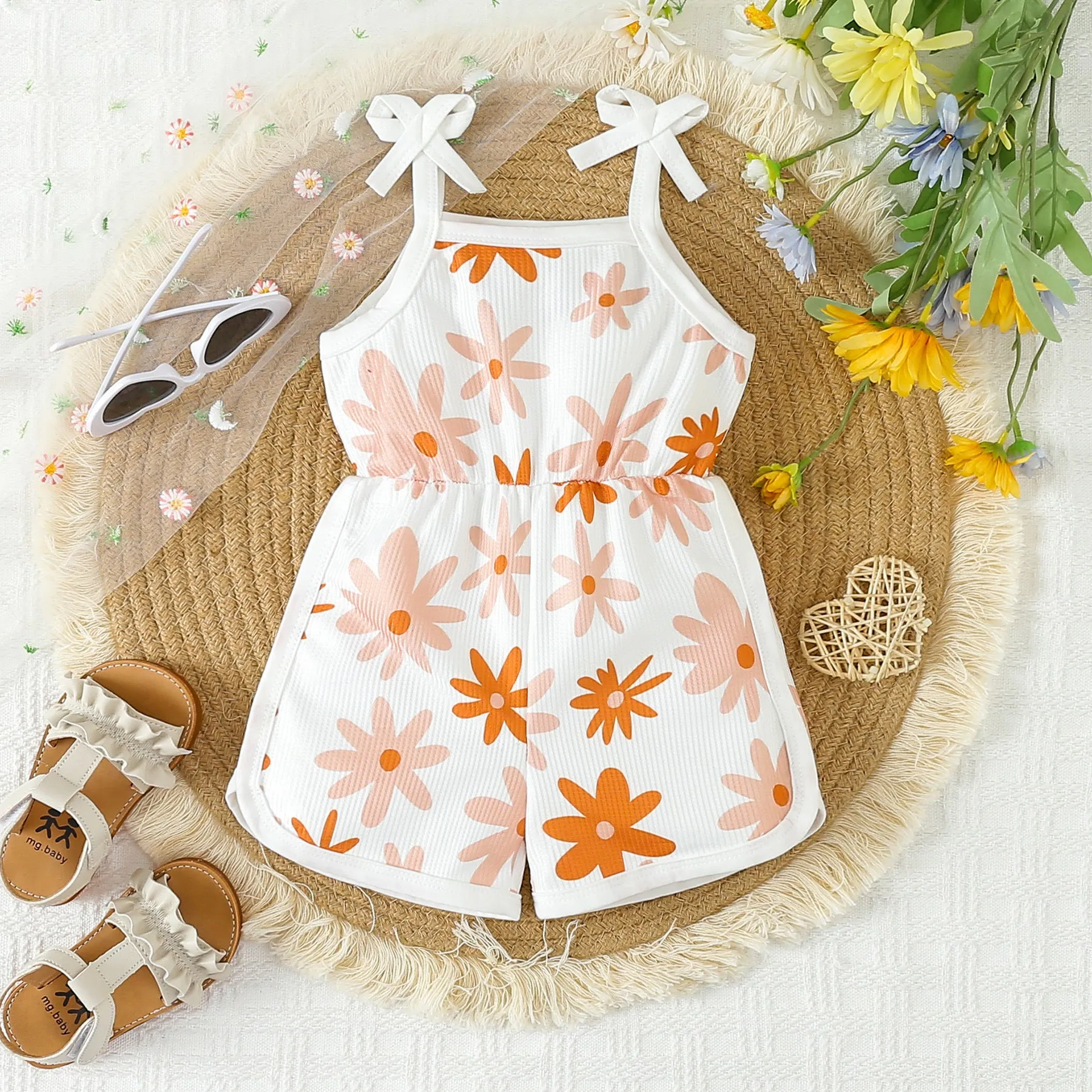 Floral Rompers for Baby Girls