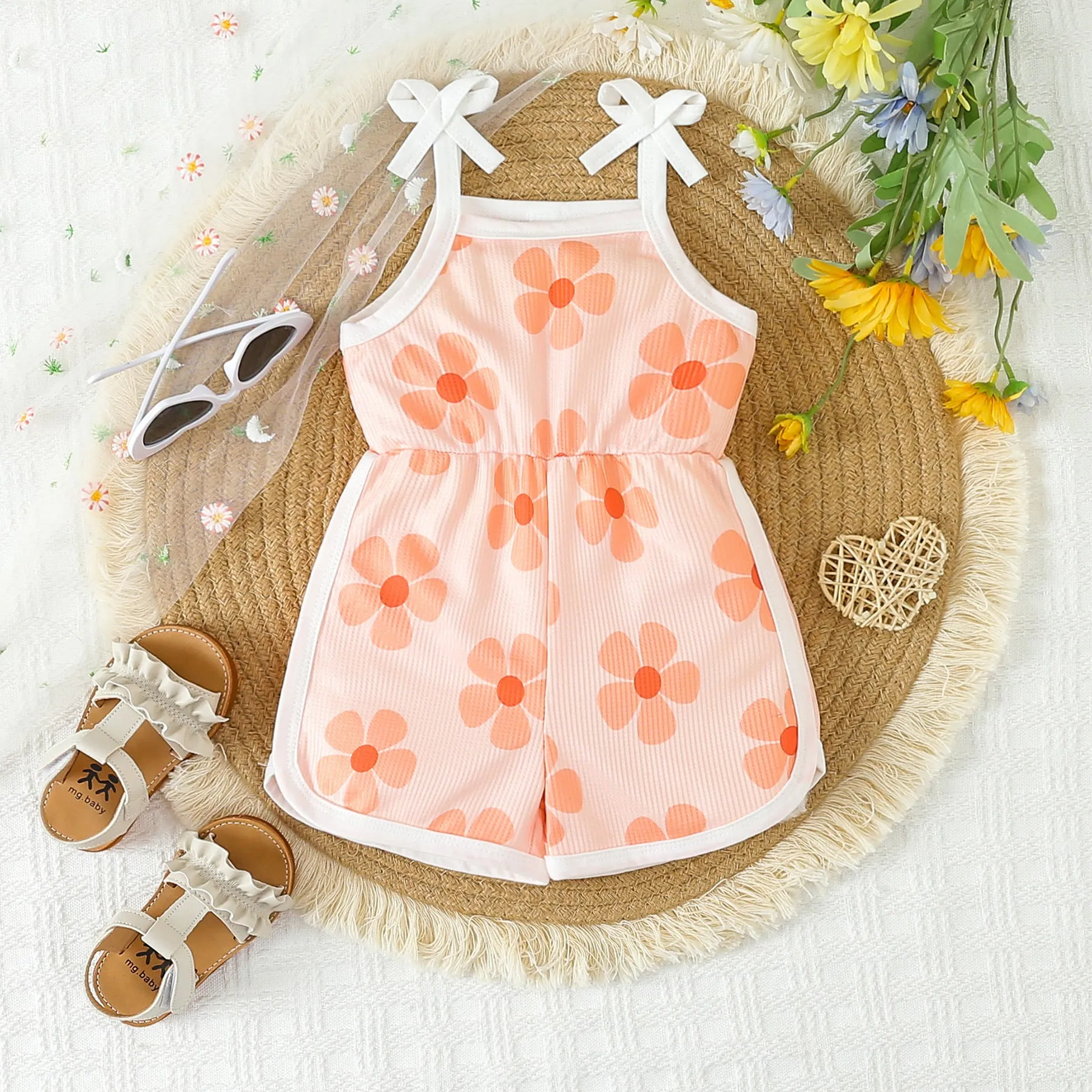 Floral Rompers for Baby Girls