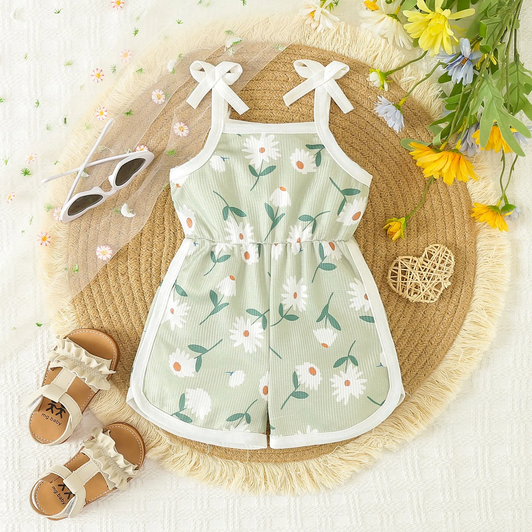 Floral Rompers for Baby Girls