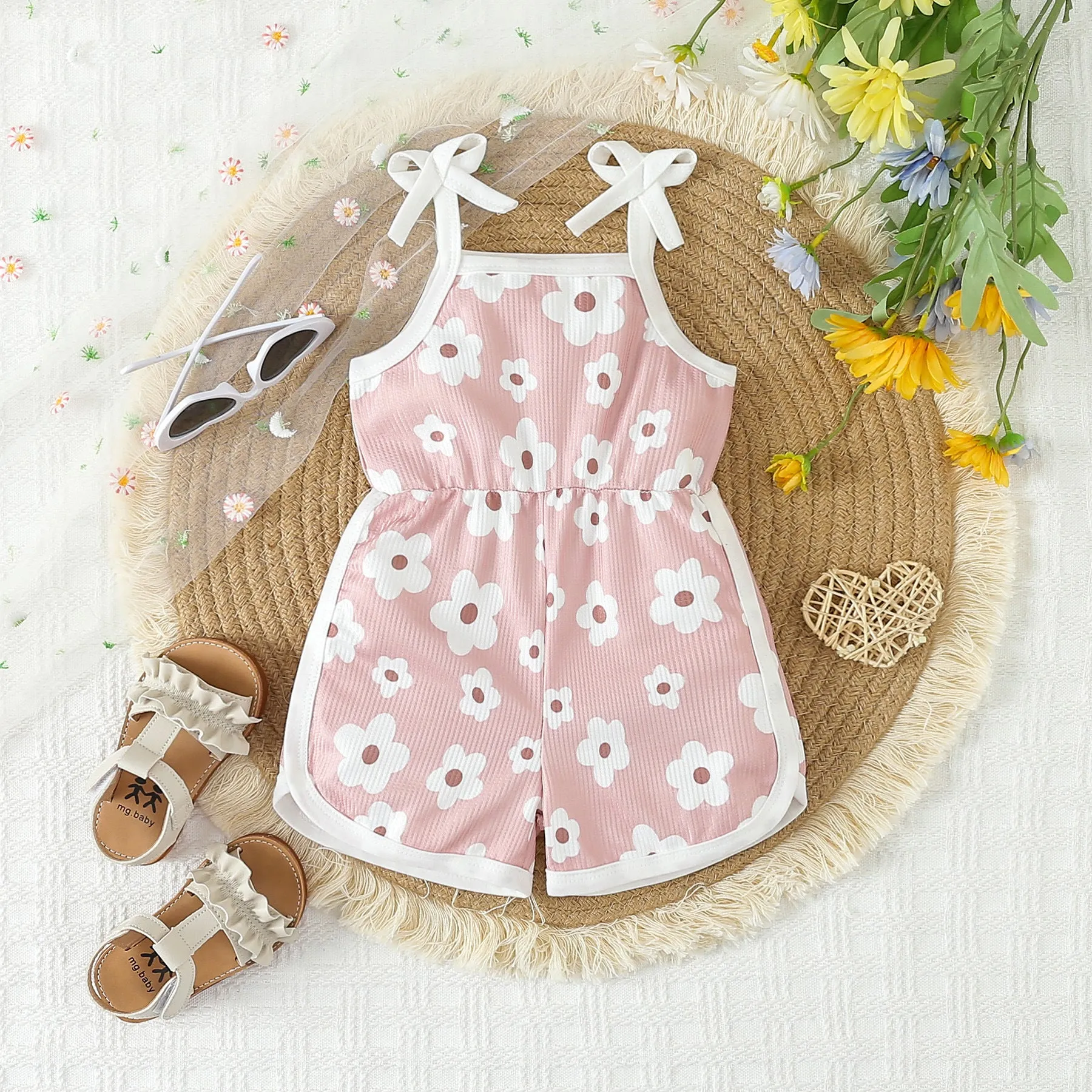 Floral Rompers for Baby Girls