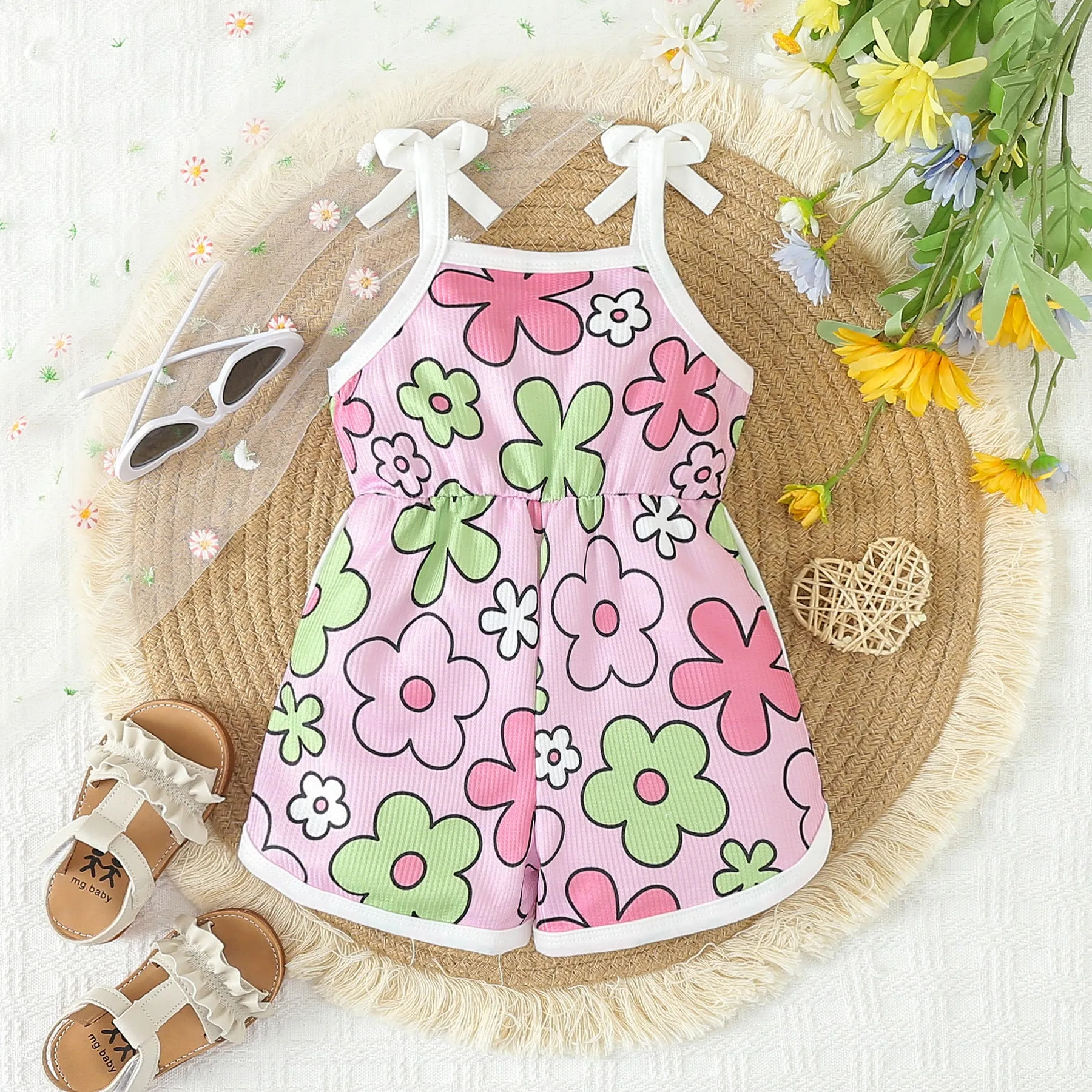 Floral Rompers for Baby Girls