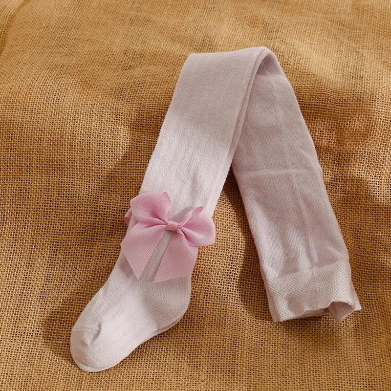 Bow Detail Solid Color Socks for Girls