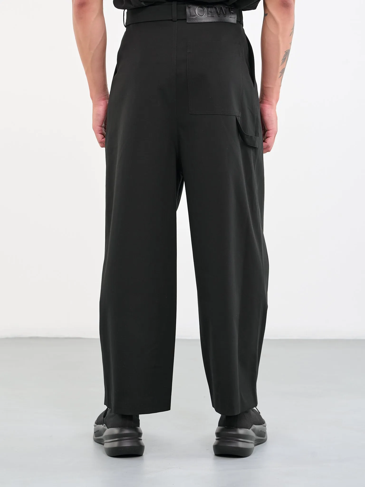 Wide Trousers (H526Y04WCD-1100-BLACK)