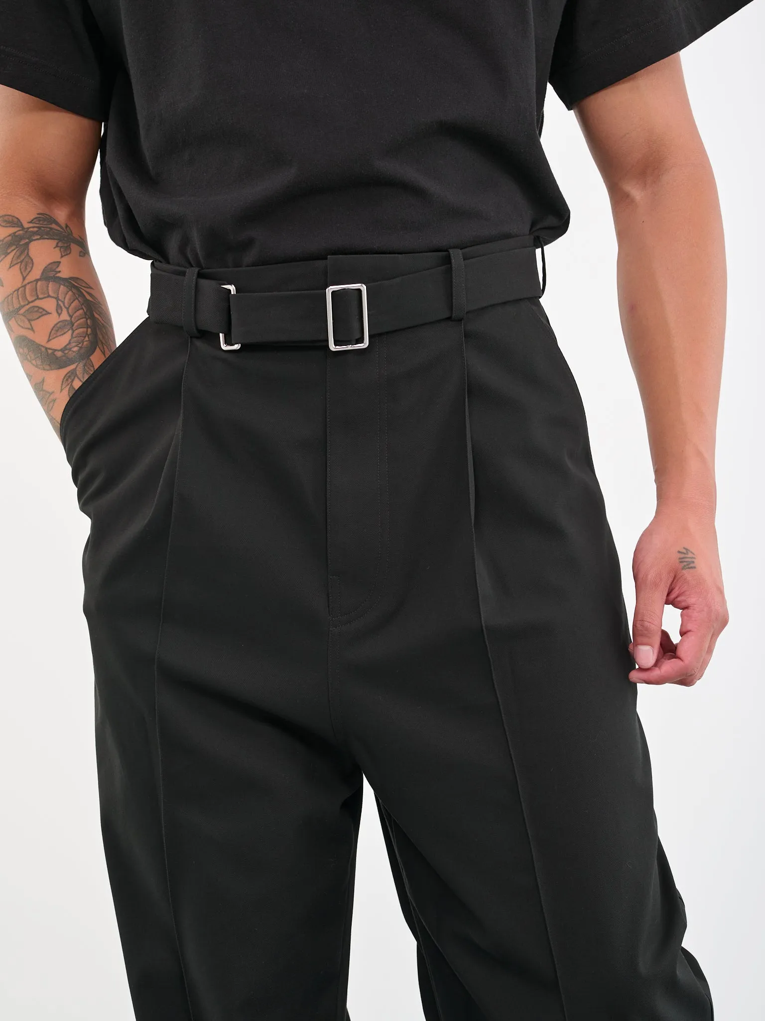 Wide Trousers (H526Y04WCD-1100-BLACK)