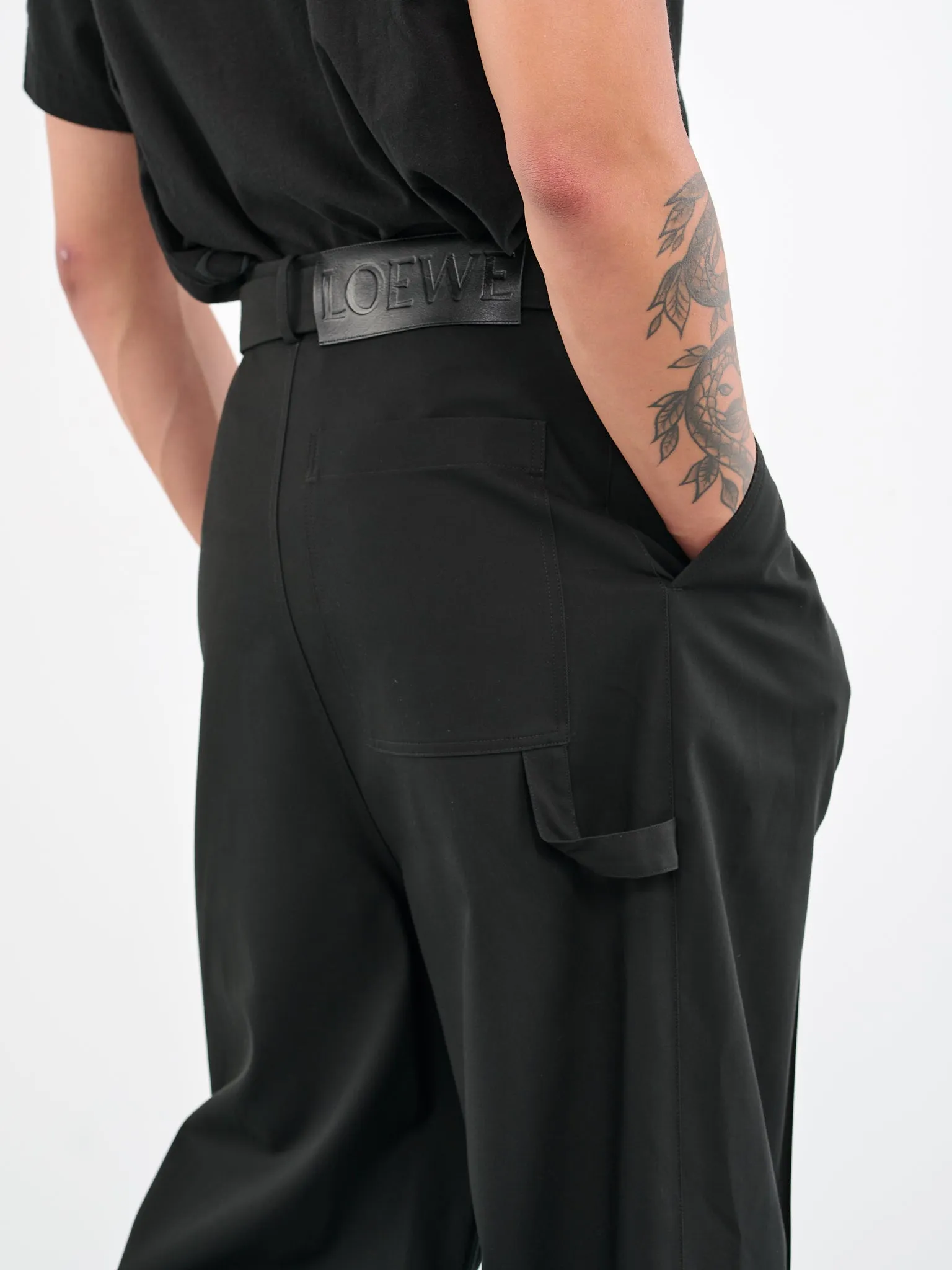 Wide Trousers (H526Y04WCD-1100-BLACK)