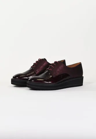 Women's Bordo Oxfords by Emilie Karston