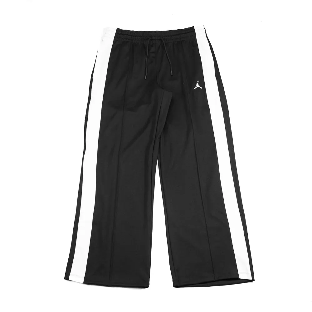 Women's Knit Track Pants (Black/White)