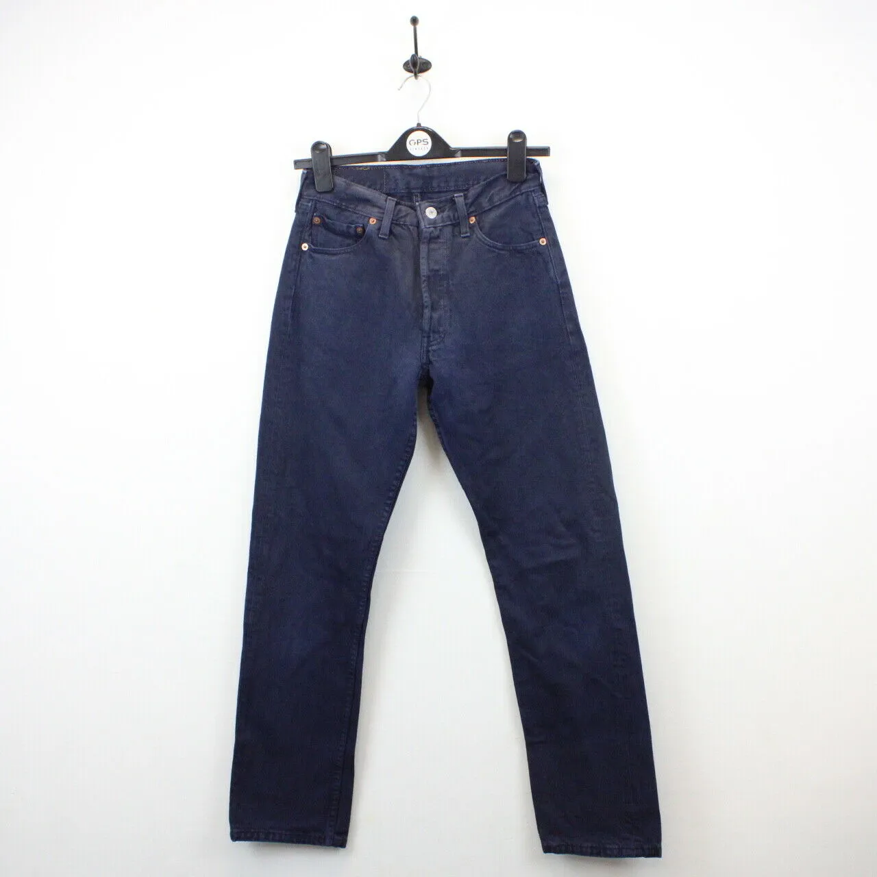 Womens LEVIS 501 Jeans Navy Blue | W26 L32