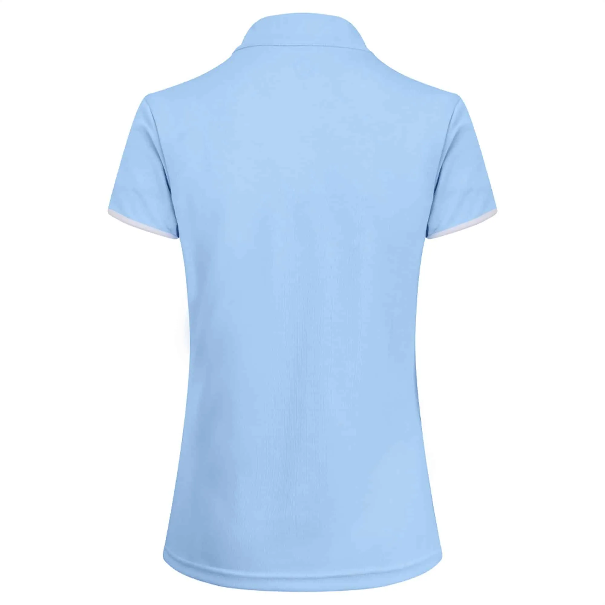 Pure Golf Bloom Ladies Golf Polo Shirt Pale Blue