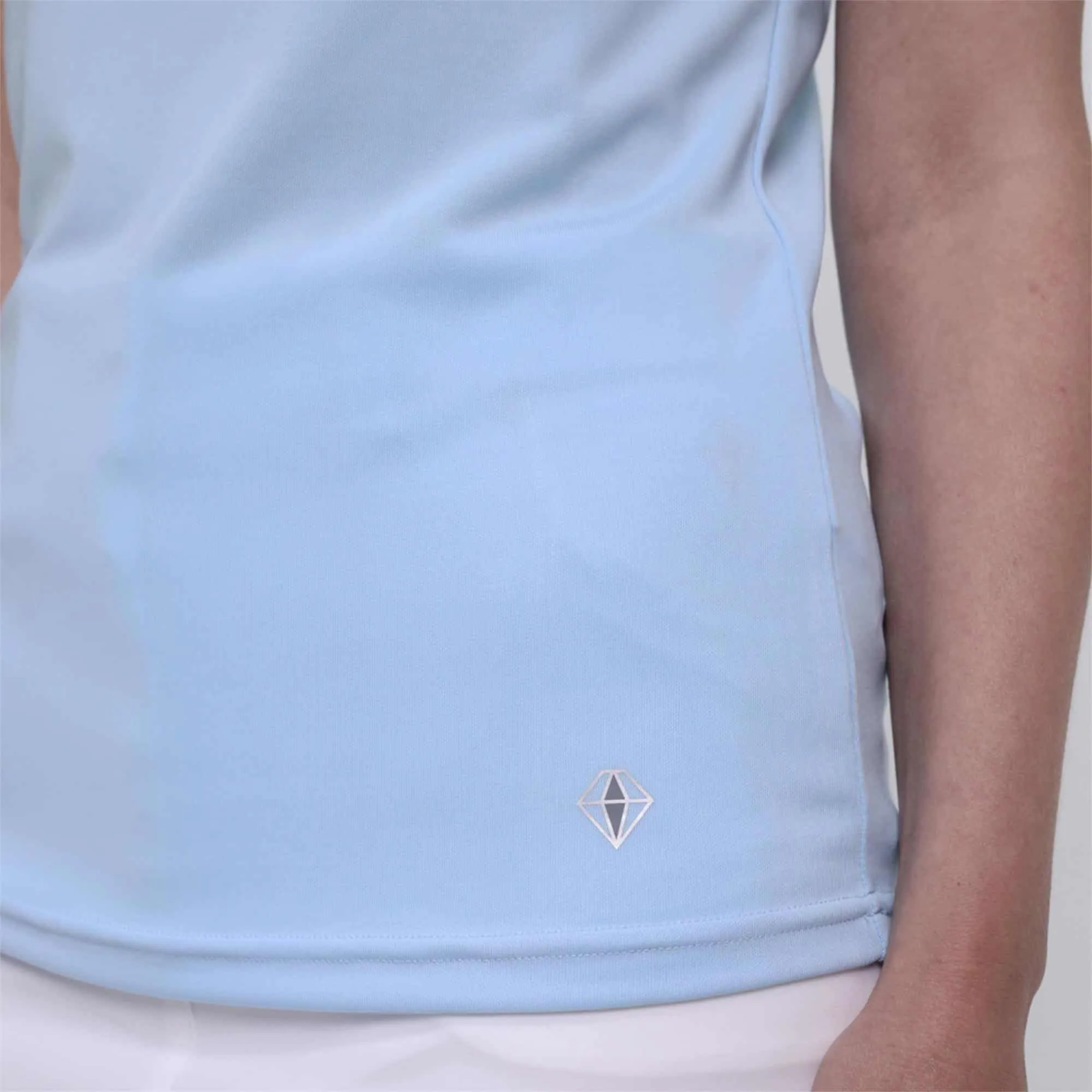 Pure Golf Bloom Ladies Golf Polo Shirt Pale Blue