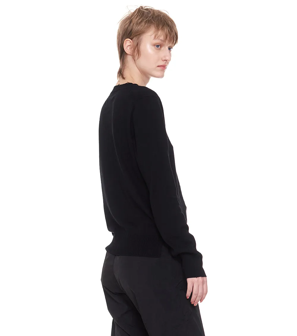 women's raw knit