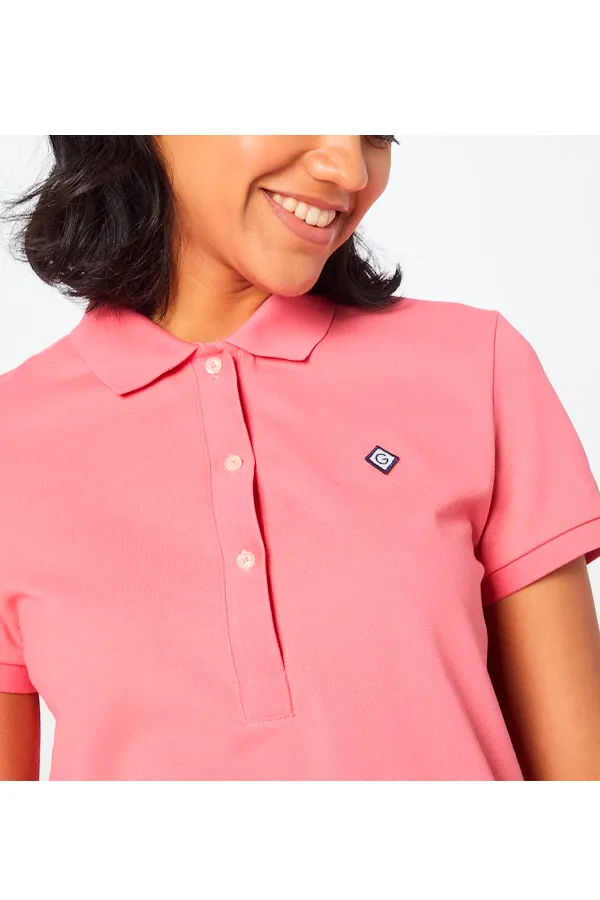 GANT Women Shield Logo Polo - Pink