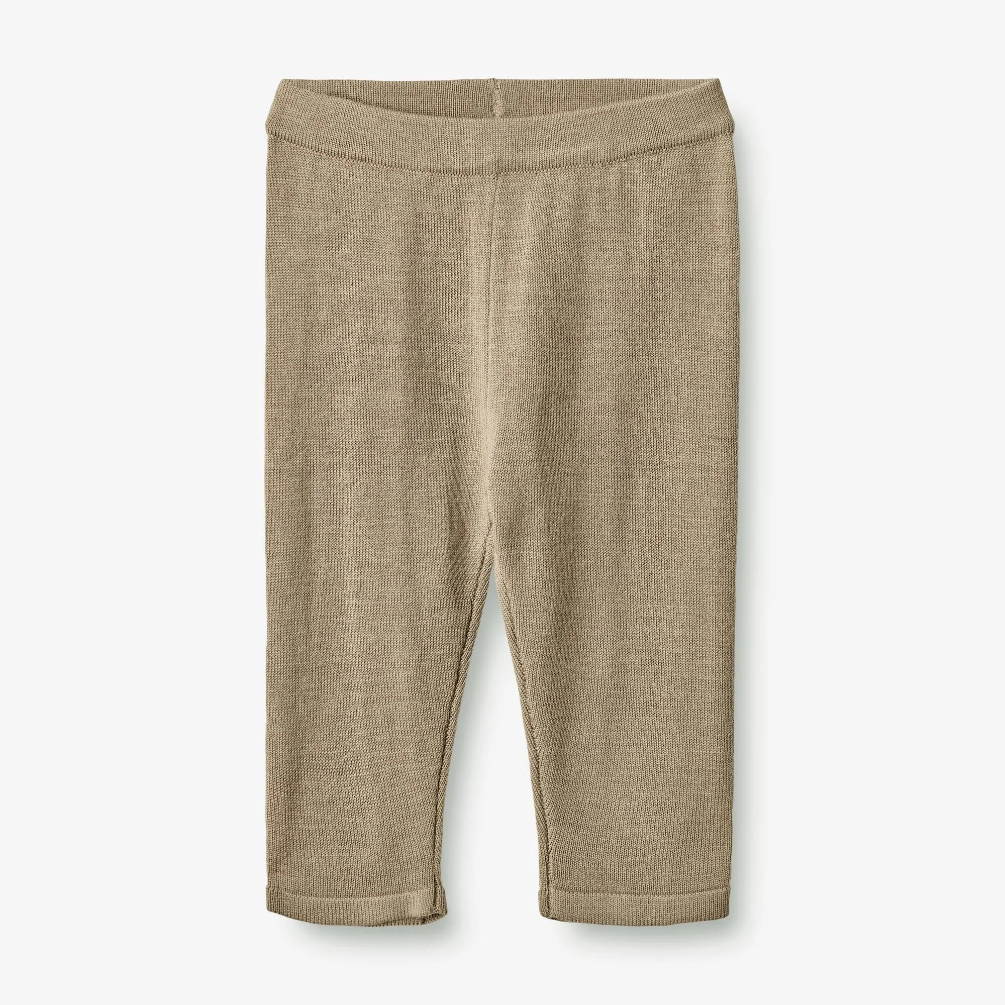 Wool Knit Trousers Neel | Baby - beige stone