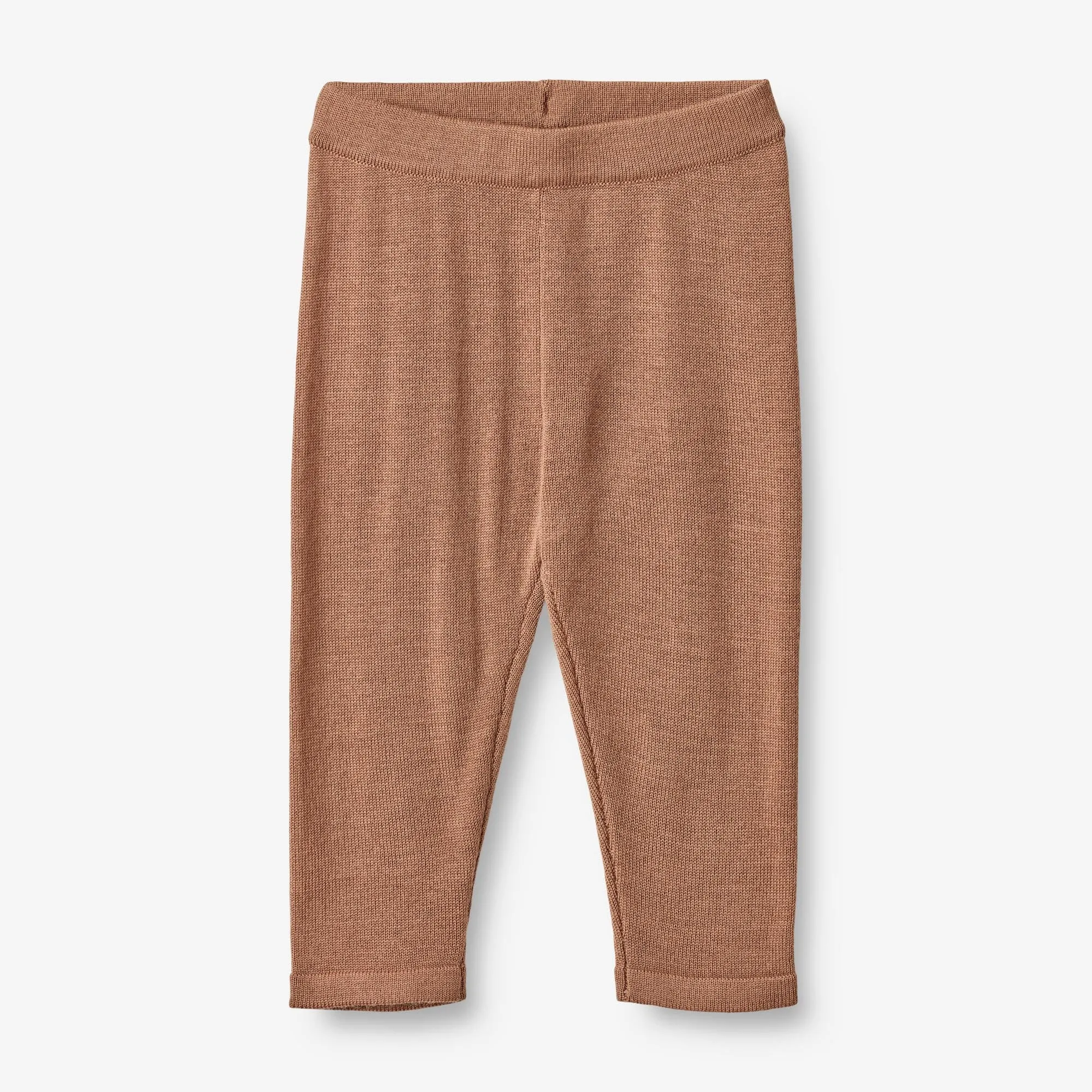 Wool Knit Trousers Neel | Baby - berry dust