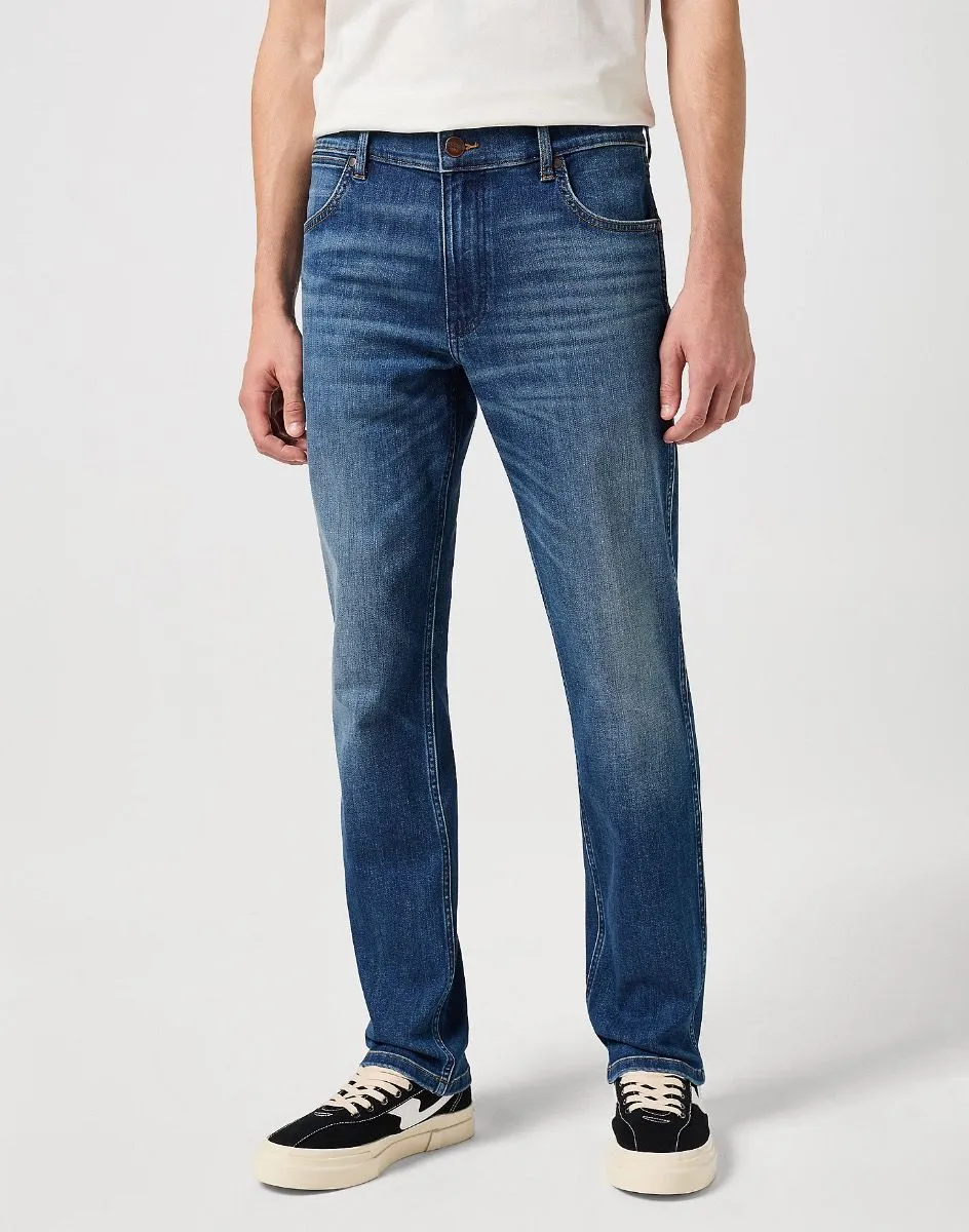 Wrangler Greensboro Straight Denim Jeans Hare