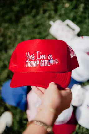 Yes I'm a Trump Girl Women's Foam Hat