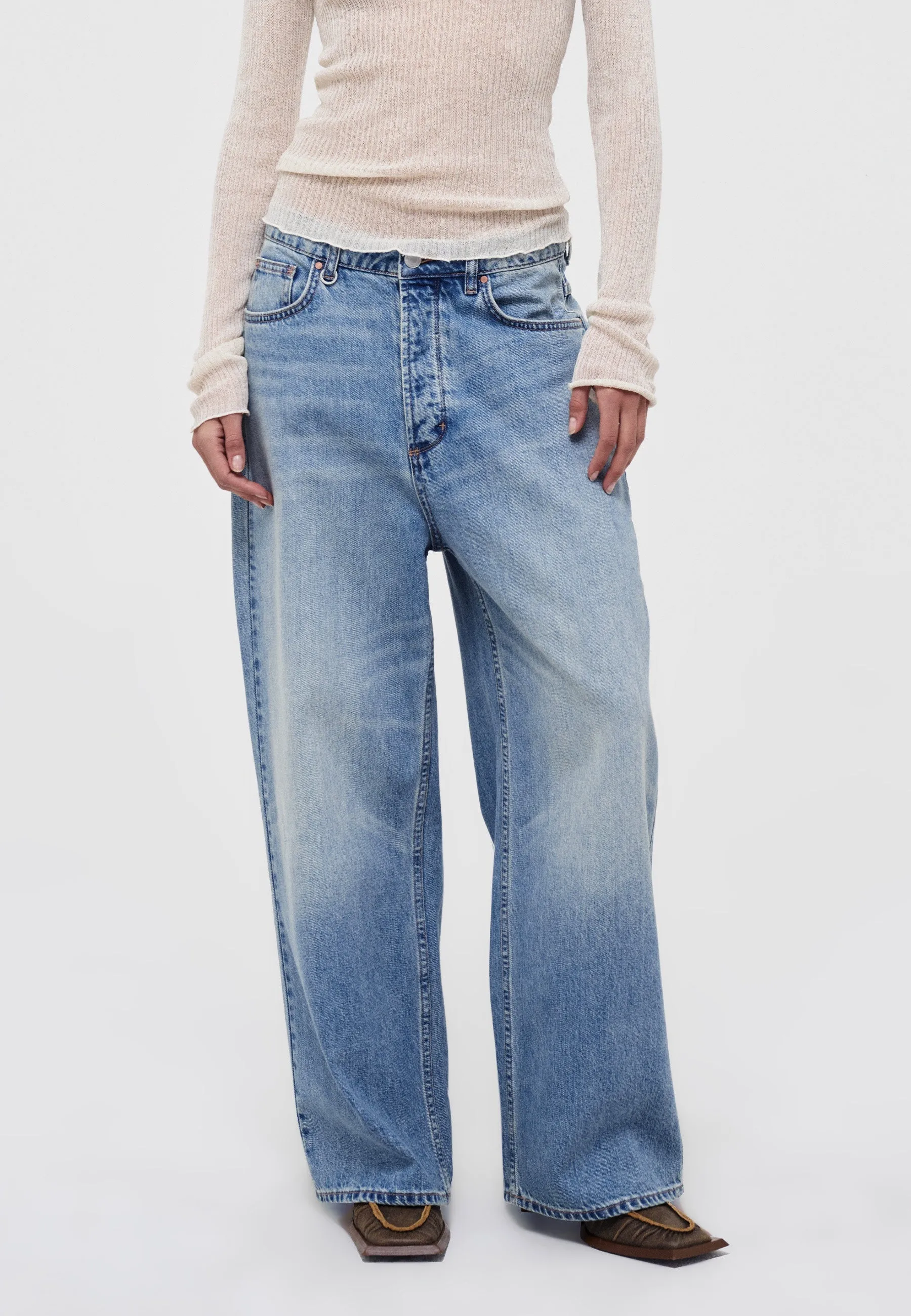 Yoko Relaxed Vision Jeans - Light Vintage Indigo